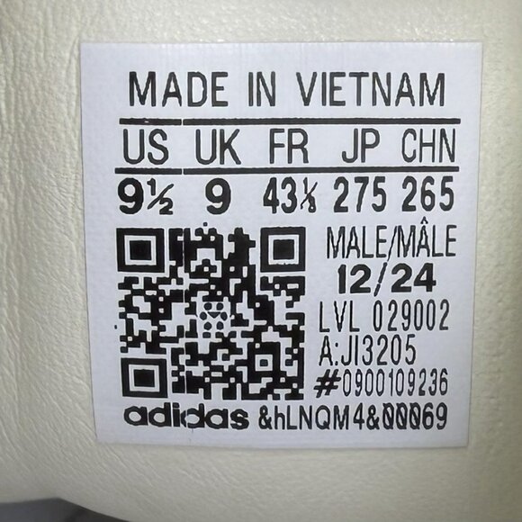 Adidas Samba OG Shoes Off White Collegiate Green Men’s Size 9.5 - Picture 7 of 8